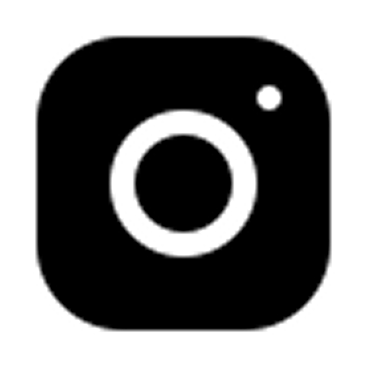 Three monochrome hands holding a smartphone with social media icons above it.
